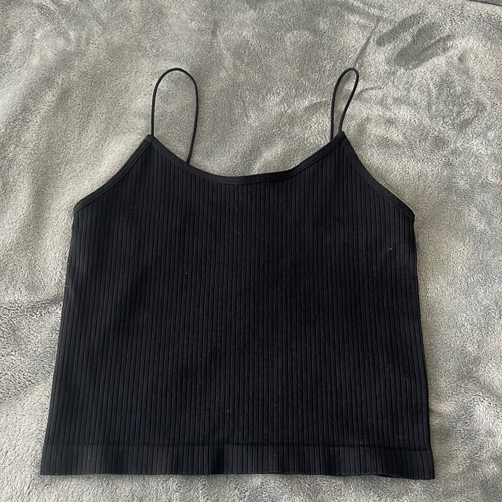 Black crop top